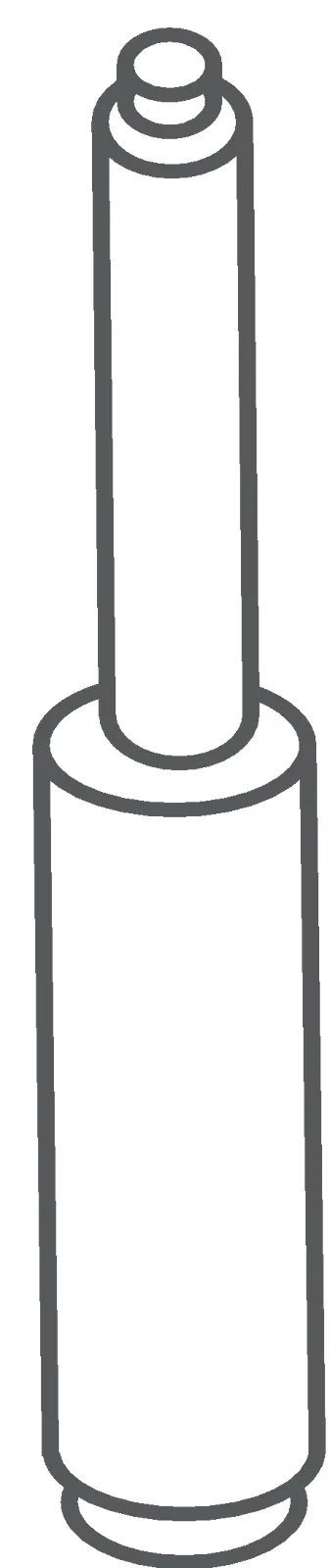 CN 180 C / 240 C - Columna Neumática Cromada