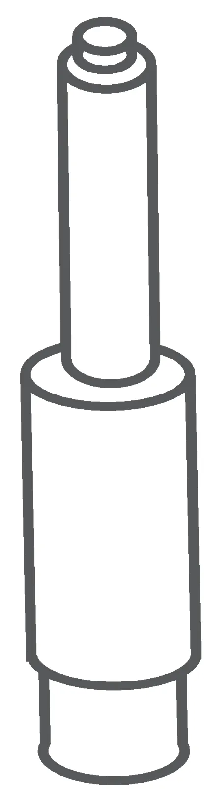 CN 180 / 240 - Columna Neumática Negra