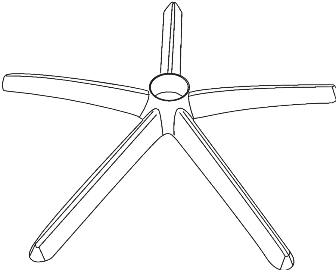 BAC CITIZ - Estrella Citiz gerencial Diam. 600 mm. Blanca