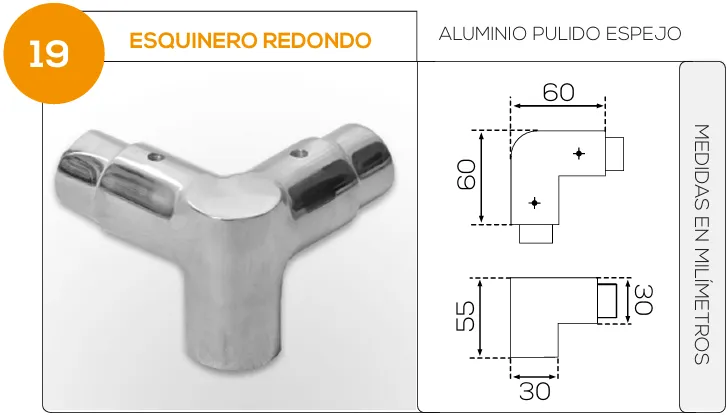 Esquinero Redondo